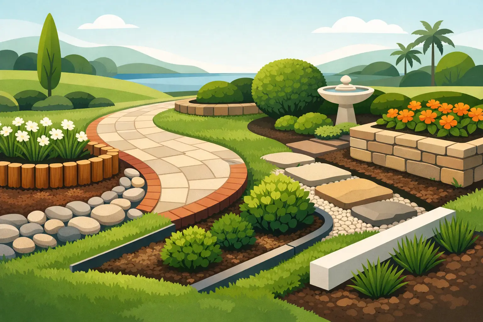12 Landscape Edging Ideas for a Cleaner Yard