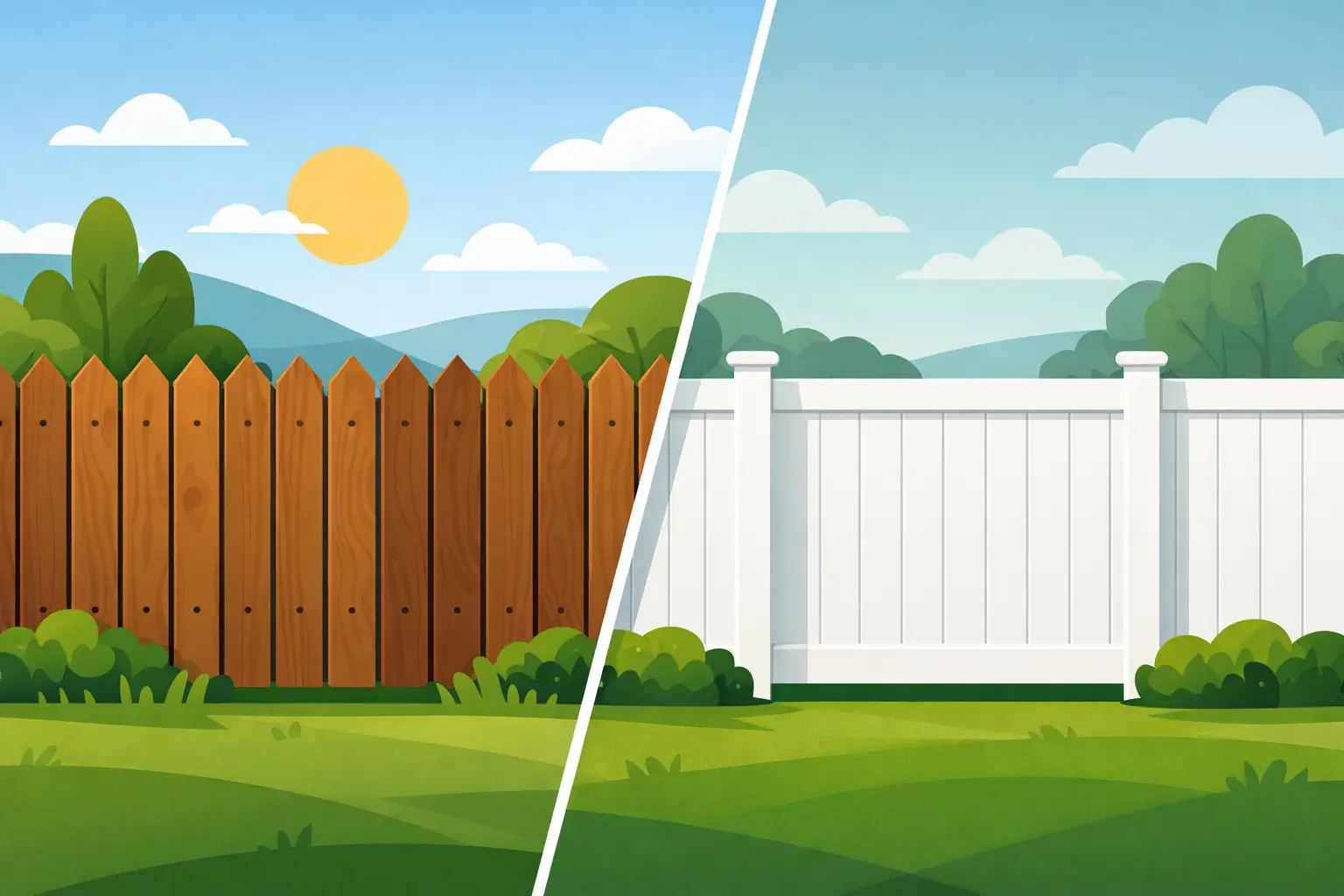 Wood Fence vs Vinyl Fence: Which Fits Best?