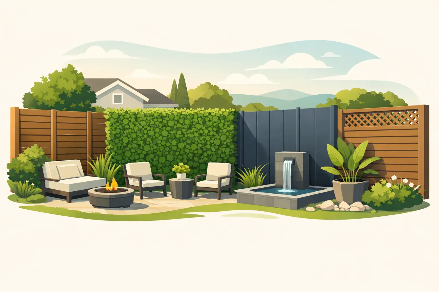12 Best Backyard Privacy Fence Ideas for Homes