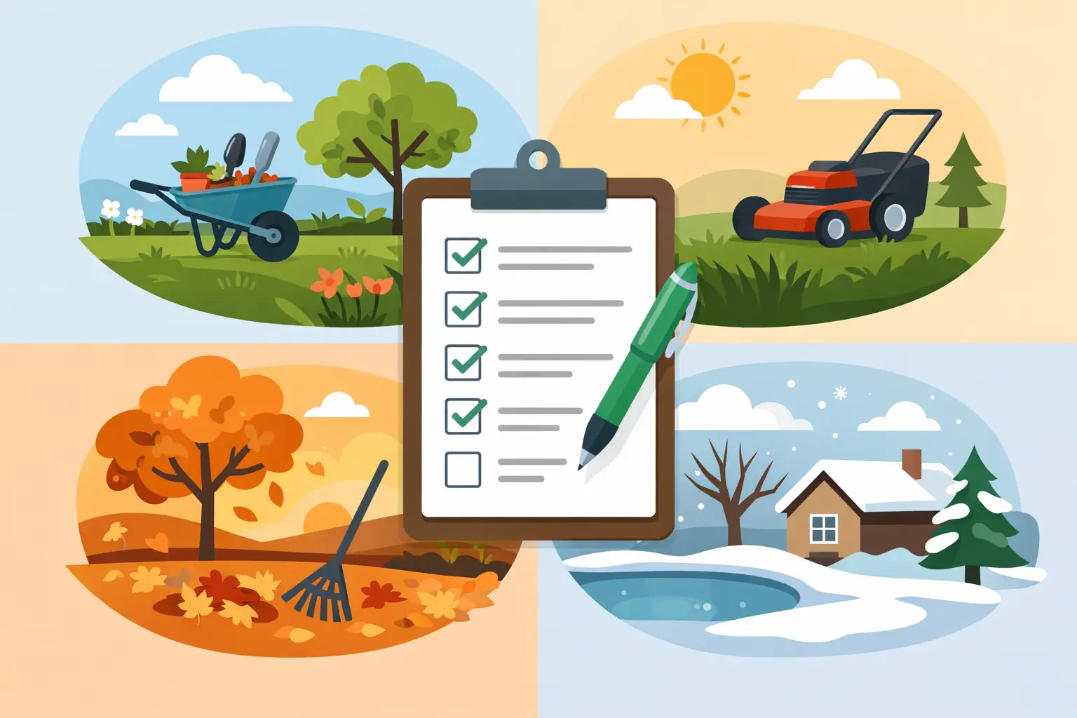 Seasonal Lawn Maintenance Checklist for East Texas